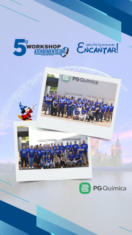 🚀 Na última semana, realizamos o 5º e último Workshop do Atendimento 360°, com um tema especial: Jeito PG de Encantar. Abordamos como a Disney transforma experiências em momentos inesquecíveis — e como esses princípios, quando adaptados à nossa realidade, elevam a forma como nos relacionamos com nossos clientes e fortalecem nosso jeito de fazer acontecer todos os dias. Foi um momento de muito aprendizado, conexão e inspiração — e encerramos esse ciclo olhando sempre para o que mais importa: a experiência final do nosso cliente. 💚 #Capacitação #Colaboradores #Atendimento360 #ExperiênciaDoCliente #JeitoPGDeEncantar PGQuímica