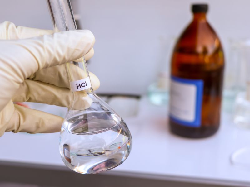 ácido clorídrico fornecedor características