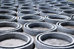 blocos de concreto com aditivo redutor de agua